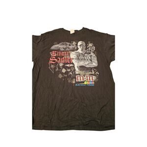 Elliott Sadler Shirt Mens size XL Double Sided Graphic Black Nascar Chase‎ M&M